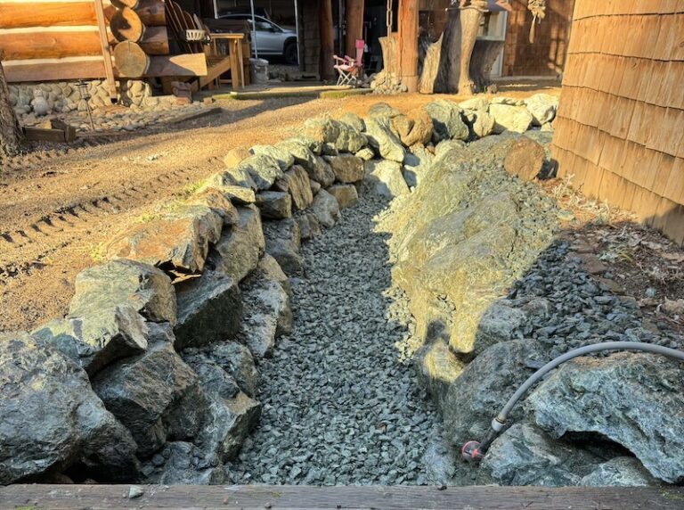 irrigation french drain