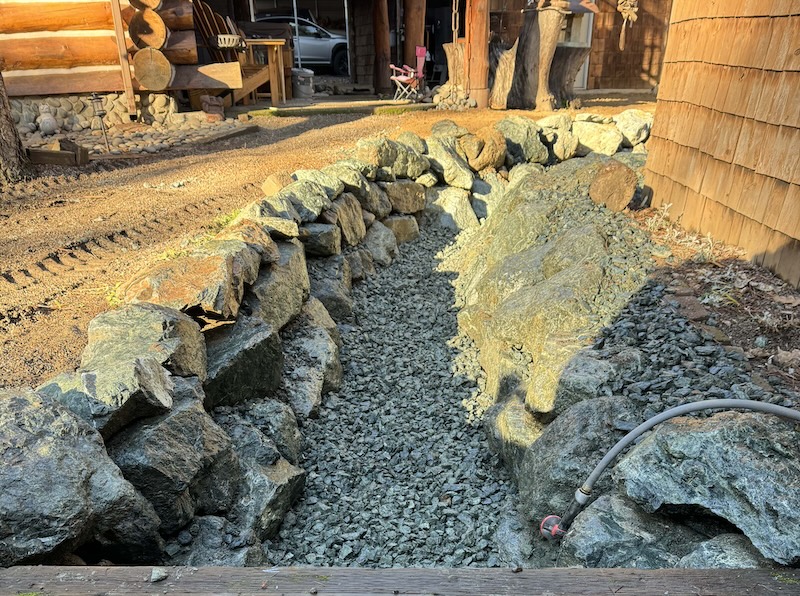 irrigation french drain